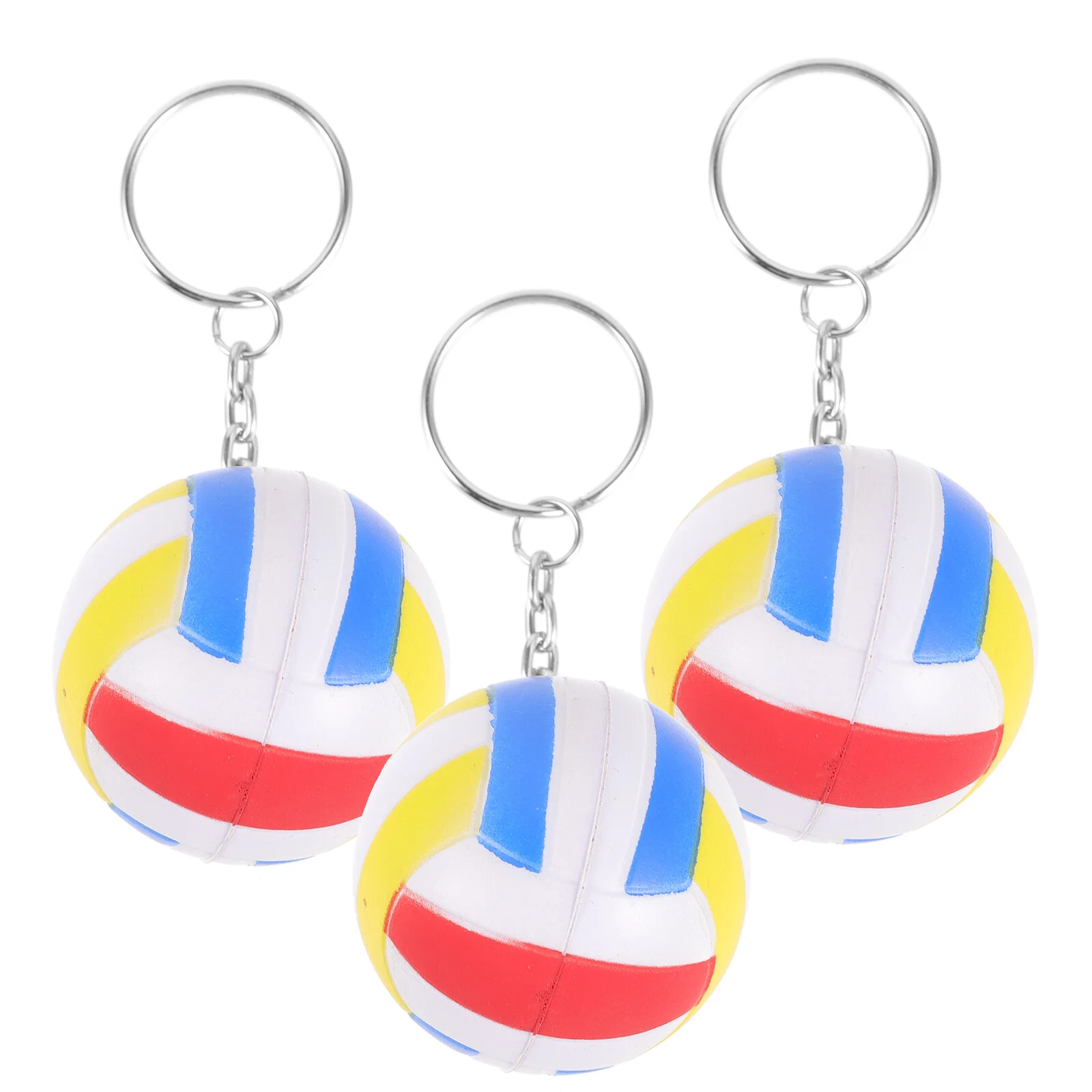 

3 Pcs Small Pendant Adorable Bag DIY Supplies Multi-function Keychain Backpack Accessories Bags Decorative Volleyball Compact