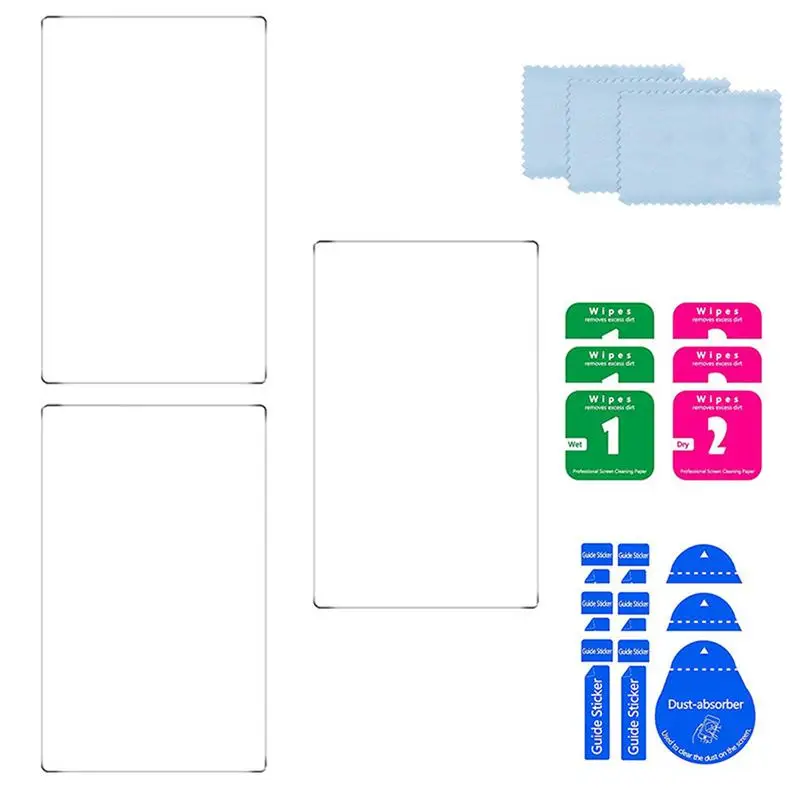 

3Pcs Clear Anti Scratch Tempered Glass Screen Protector Cover Screen Guard Protective Film ForSteam Deck Game Accessories