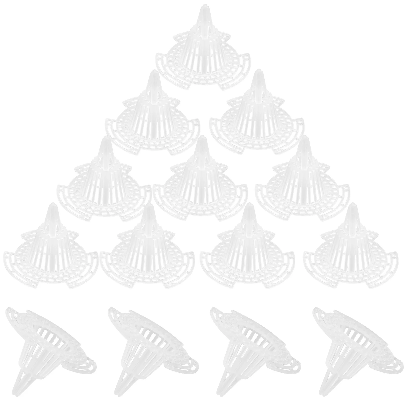 

25 Pcs Pad Planter Mesh Flower Pot Insert Plastic Flowerpot Pads Pots Bonsai Bottom Mats Cushions