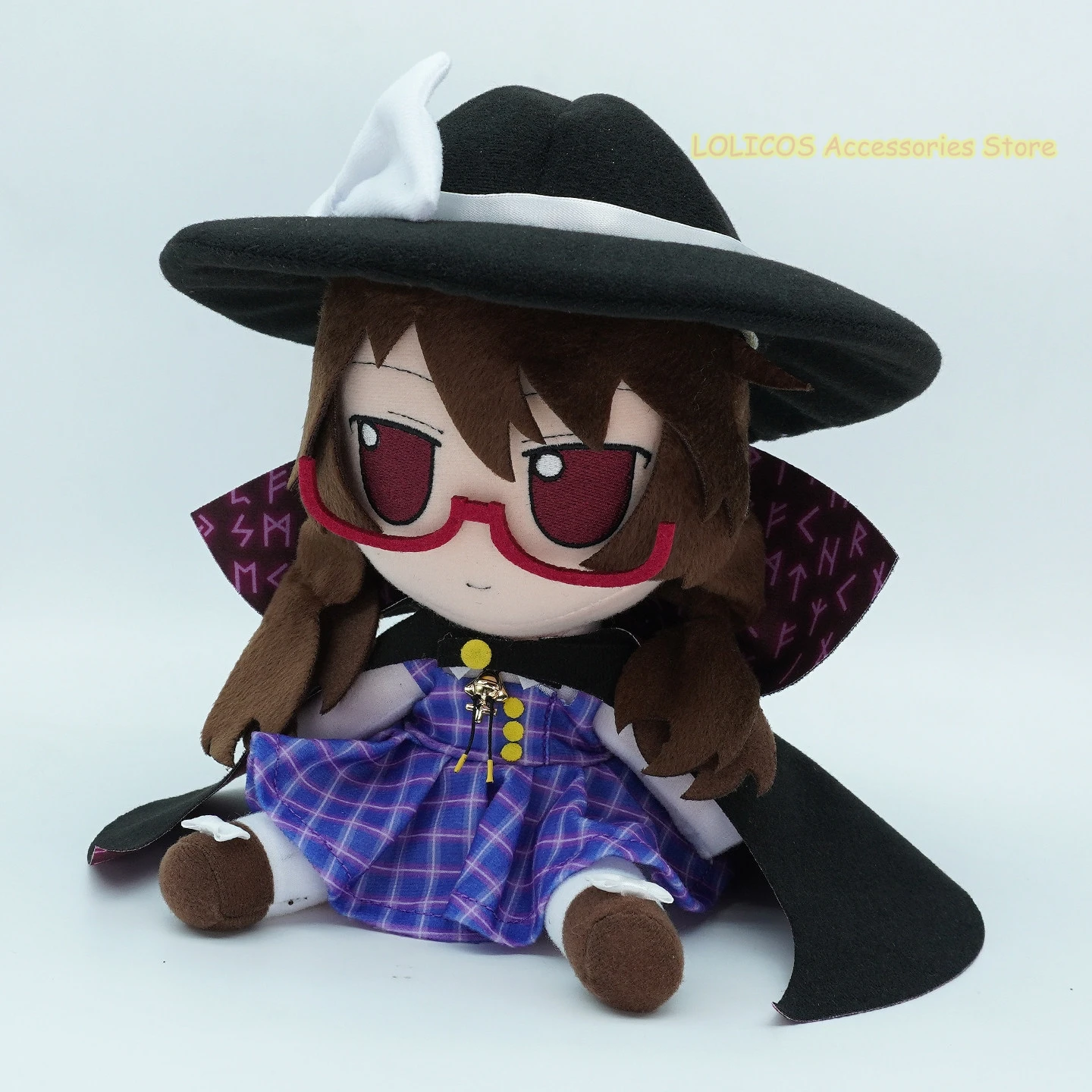 Фото Фигурка-подушка Usami Sumireko Touhou Project, 20 см, серия FUMO, в сидячей позе, модель, аниме, мультфильм, игровой персонаж, талисман, подарки для косплея №2