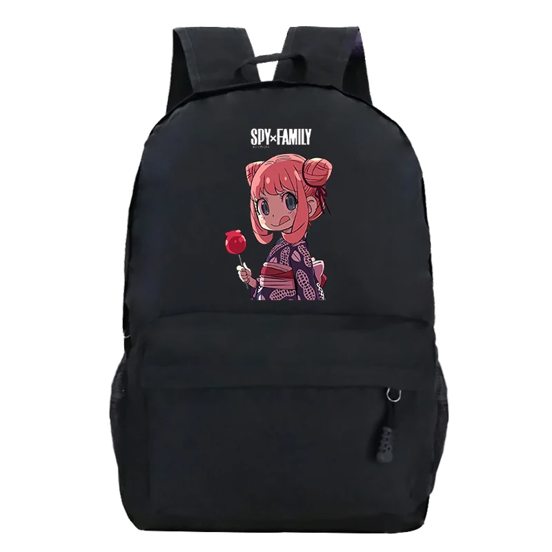 

Hot Spy X Family Anya Forger Canvas Schoolbag Cartoon Backpack Teen Bookbag Kids Daily Rucksack Children Mochila Men Knapsack