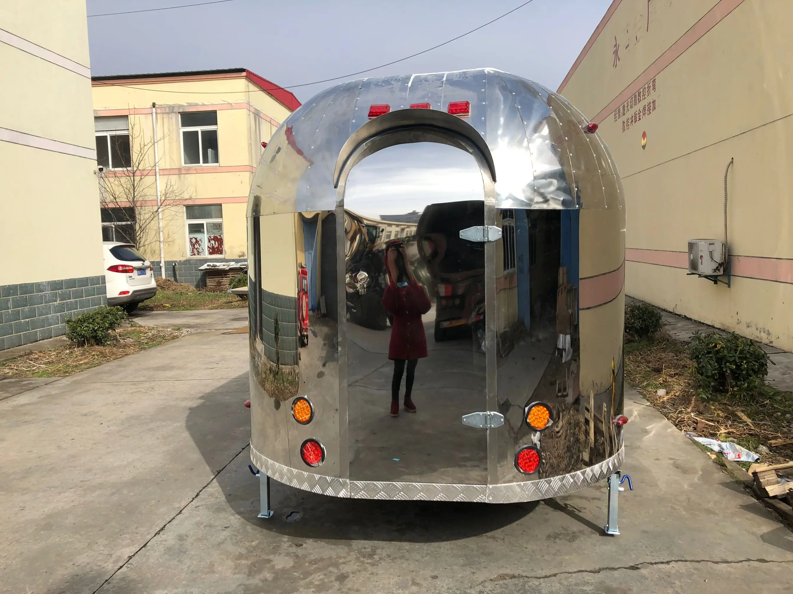 OEM быстрая воздушная потоковая уличная Фототехника винтажные прицепы для пиццы