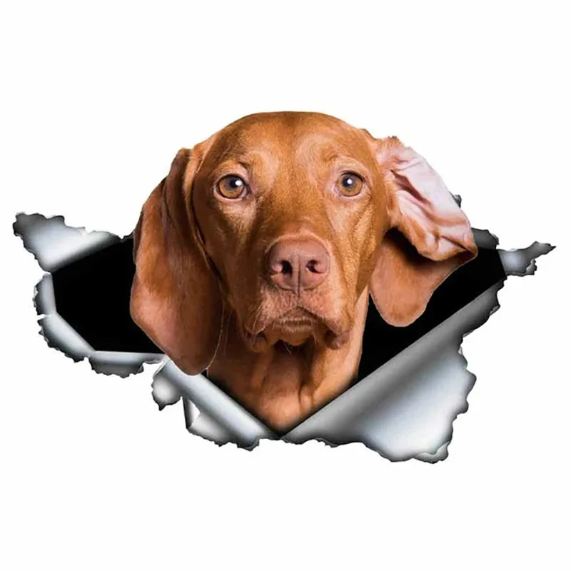 13/17 см индивидуальная ПВХ наклейка Weimaraner V6 водостойкая автомобильная на мотоцикл