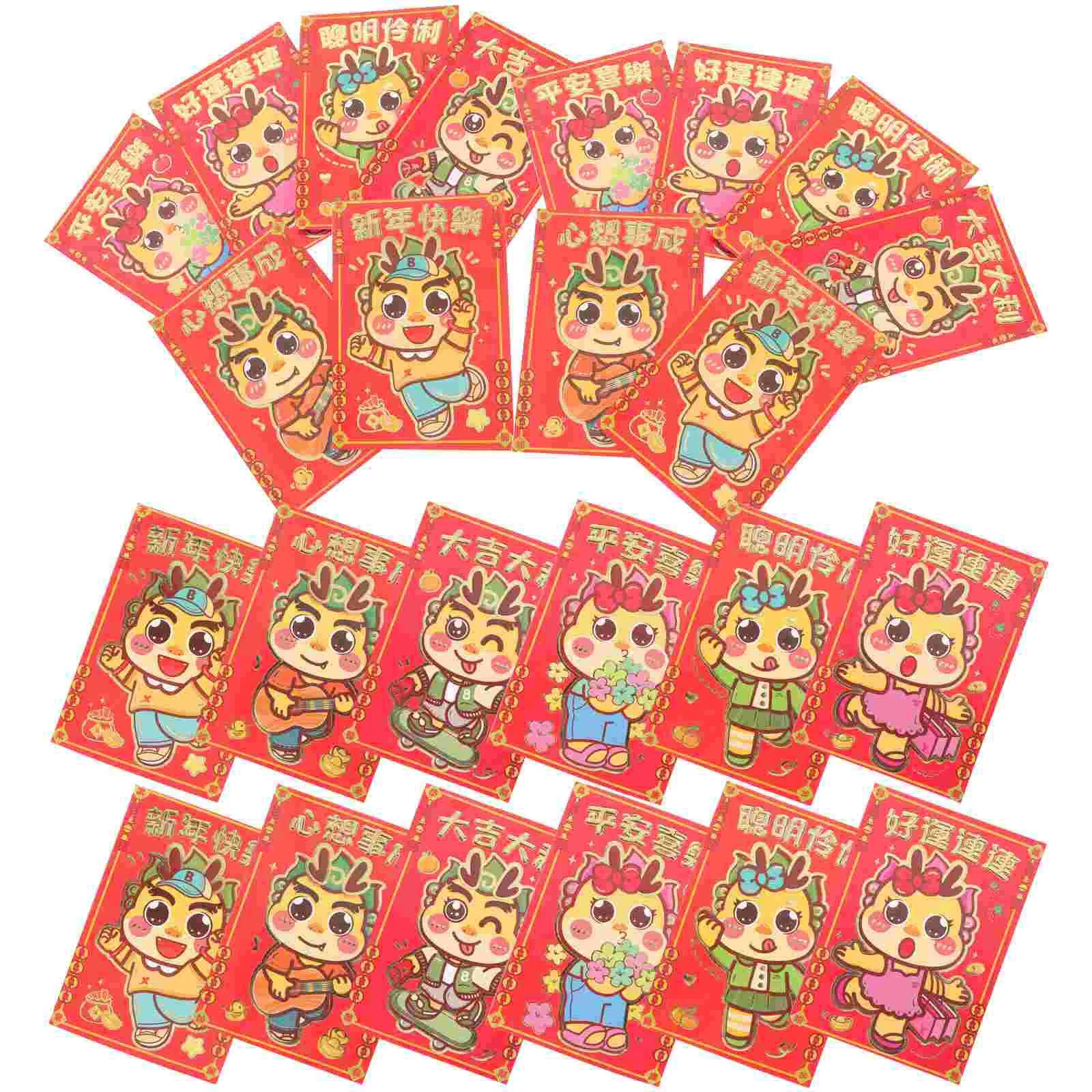 

Paper Red Packet Cute Envelopes Spring Festival Chinese Style New Year Money Bag