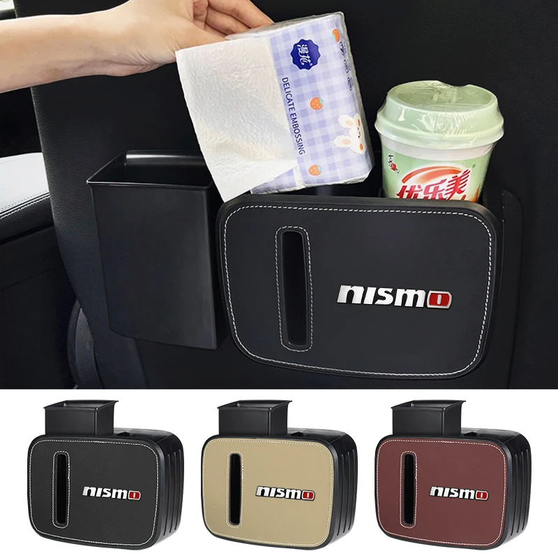 

Car Storage Box Trash Can For Nissan Nismo Tiida Sunny QASHQAI X J10 J11 MARCH LIVINA TEANA X-TRAI Juke Almera