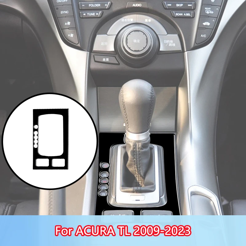 Новинка блестящие черные наклейки из АБС-пластика на рычаг переключения передач