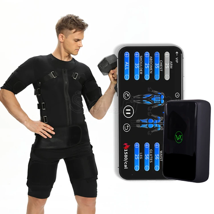 

High Effective Microcurrent EMS Suit Muscle Stimulation Muscle Building Fat Reduction