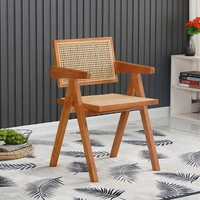 modern kitchen armchair living room balcony waiting design relaxing floor chairs rattan design wooden sillas home furniture