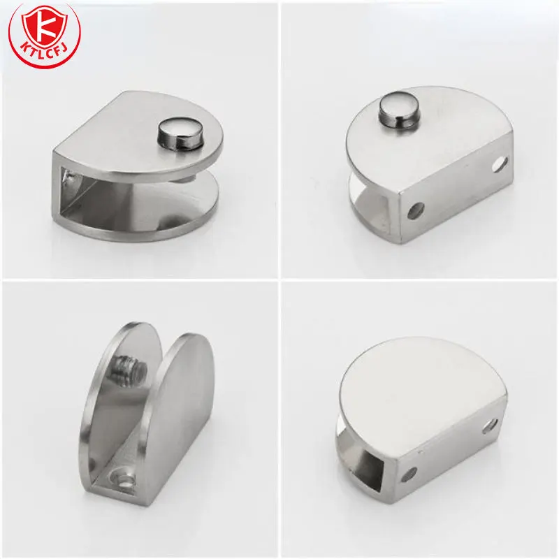 4 шт. регулируемые зажимы для стеклянной полки 5-15 мм