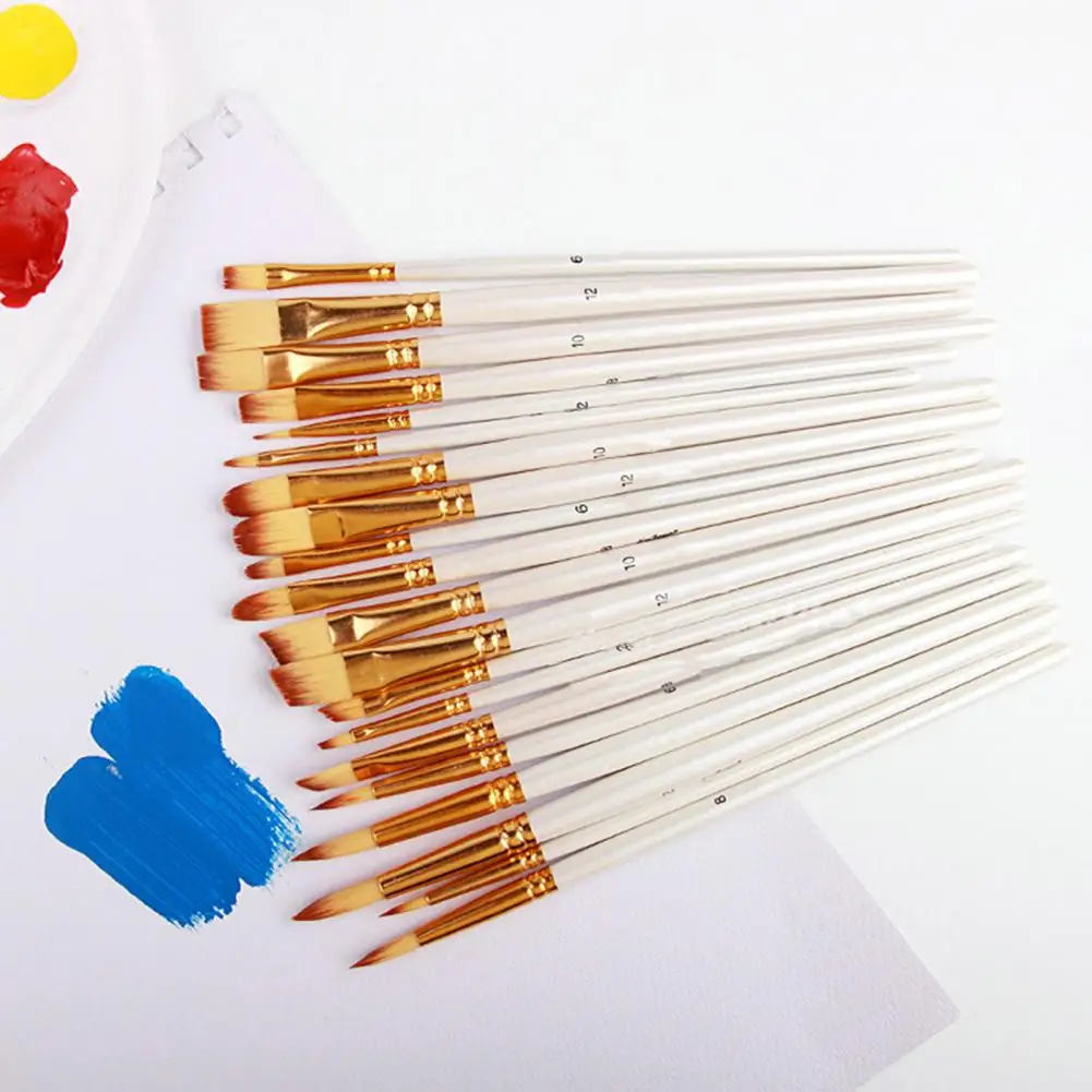

DIY Simple to Control Arc-shaped Oil Painting Brush School Accessory