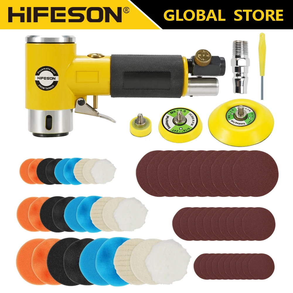 2inch/3inch Mini Orbital Air Sander Pneumatic Polishing Grin
