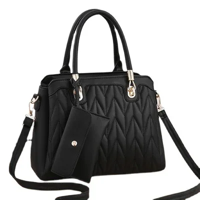 Brand Square Handbag Fashion Wallet Set Luxury Simple PU Bag Women Quality Leather Women's Designer Shoulder Messenger Bags