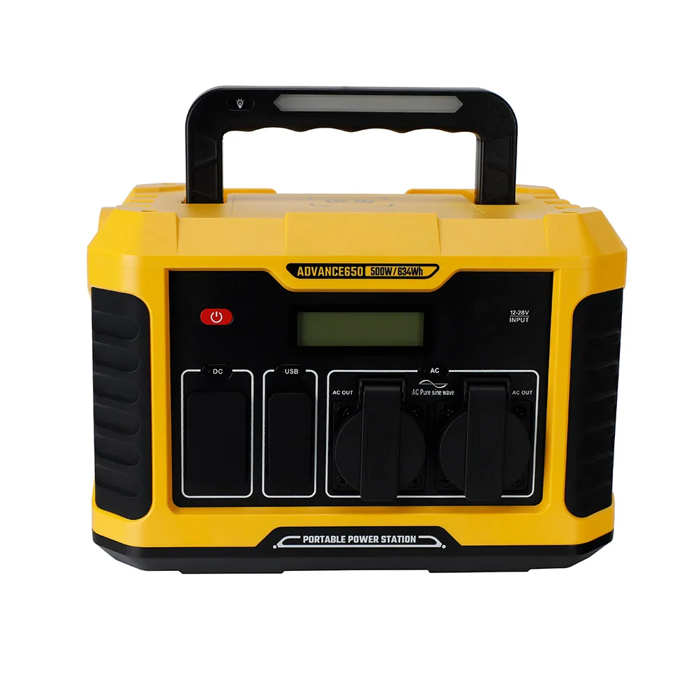 

Iparwa 18650 Lithium Battery 650Wh Solar Outdoor Power Supply Portable Power Station