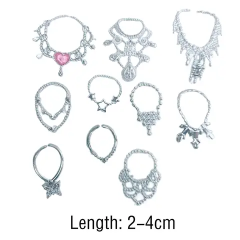 Набор ожерелий для кукол 1/12 и Ob11