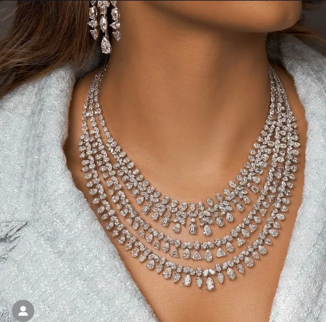 Janekelly 4pcs Bridal Zirconia Full Jewelry Sets For Women Party, Luxury Dubai Nigeria CZ Crystal Wedding Jewelry Sets 1