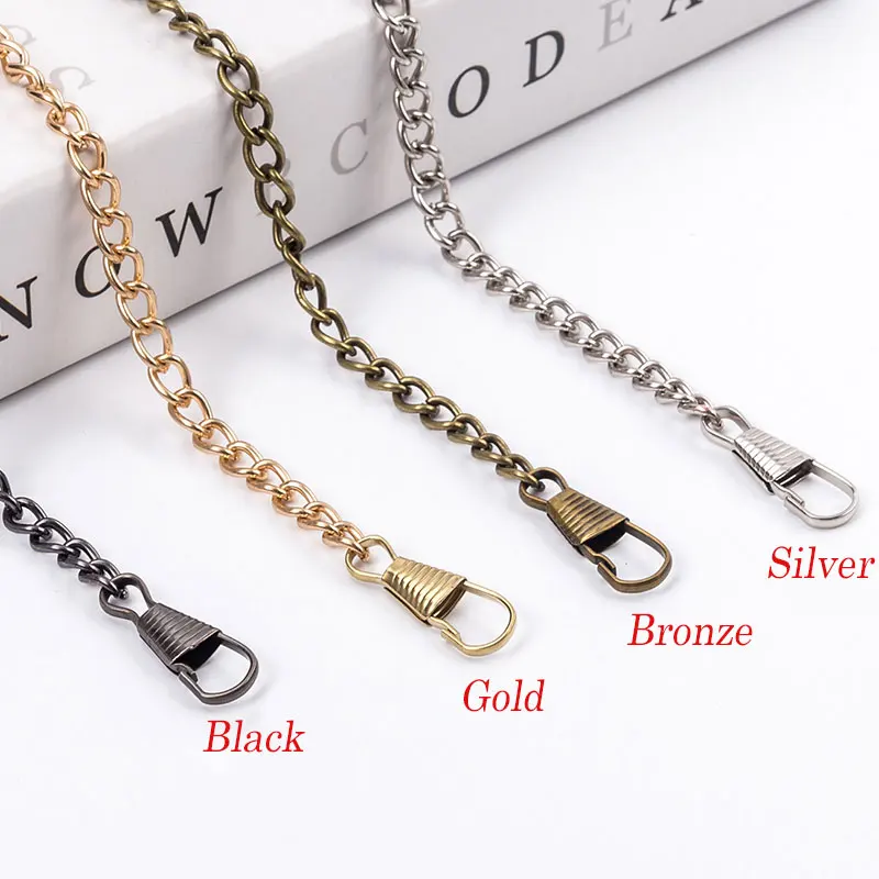 Сумки, металлическая цепочка, золотистый и серебристый ремешок через плечо, Сменные ручки для кошелька, аксессуары «сделай сам» 40/60/120 см