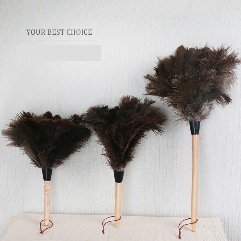 Ostrich Duster Feather Fur Brush For Home Cleaning Tools