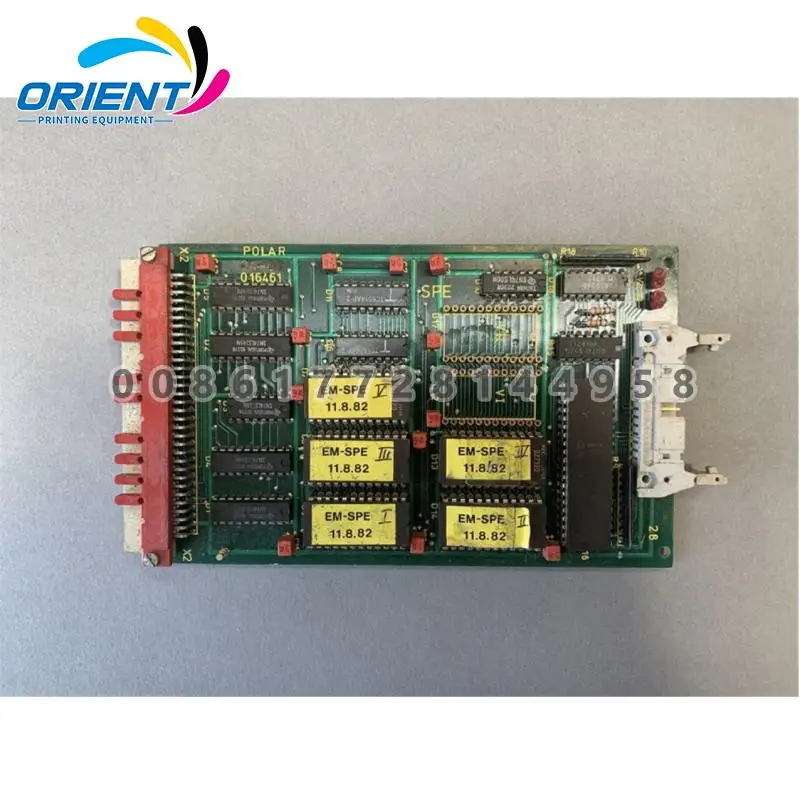 

Polar 016461 Circuit Card For Polar Cutting Machine Cutter Guillotine Paper Cutter PCB Control Card Original Used