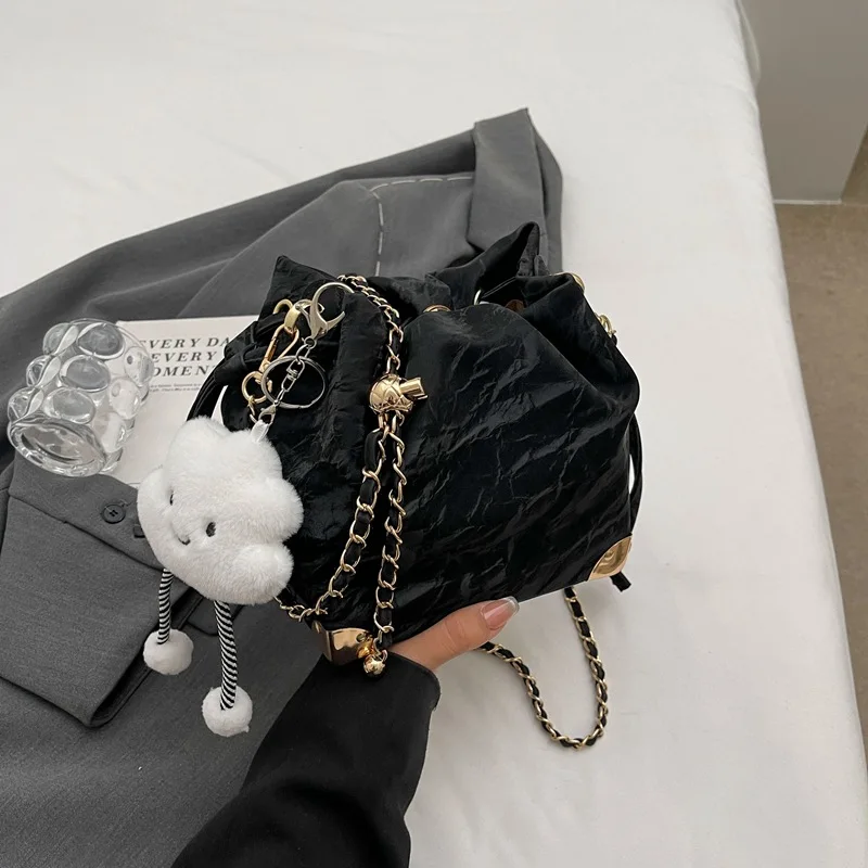 Универсальная женская сумка через плечо с цепочкой модный геометрический узор