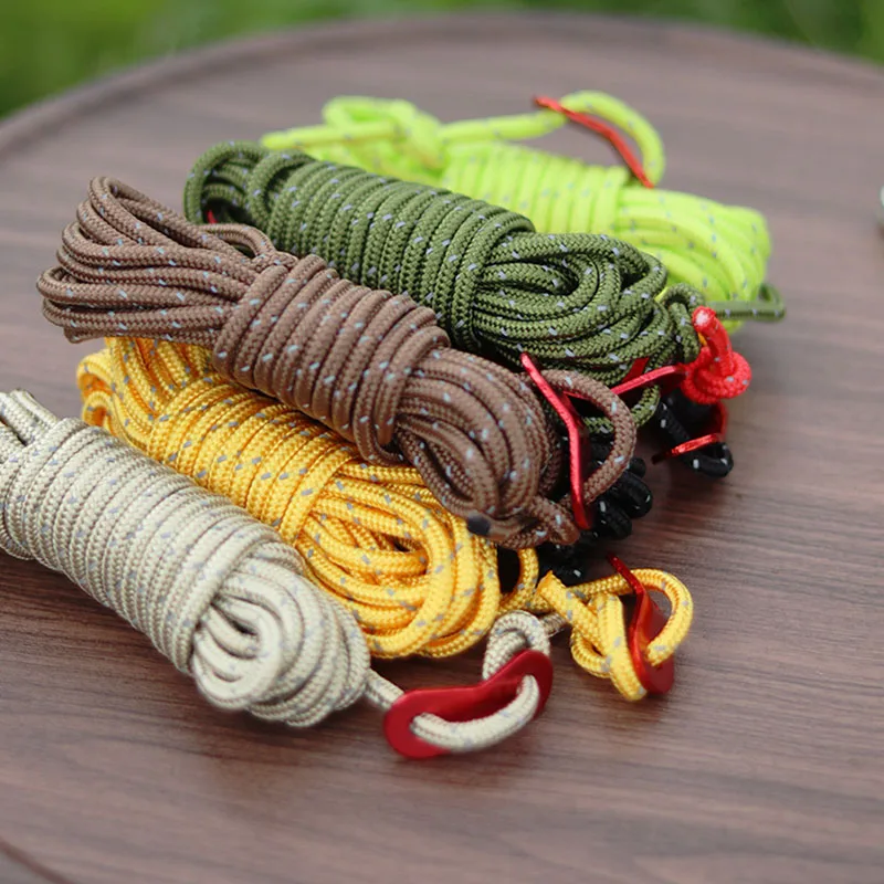 4 мм Паракорд яркий цвет искусственный навес поддержка стержня 16 нитей