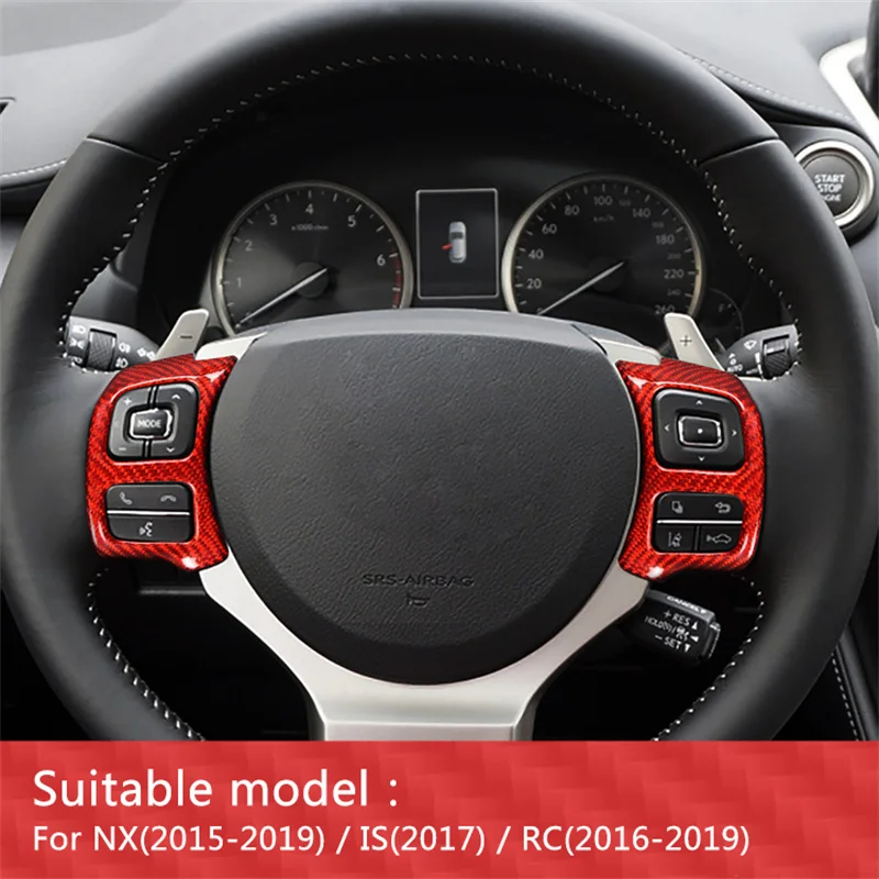 

Наклейка на руль для Lexus RC NX IS, углеродное волокно