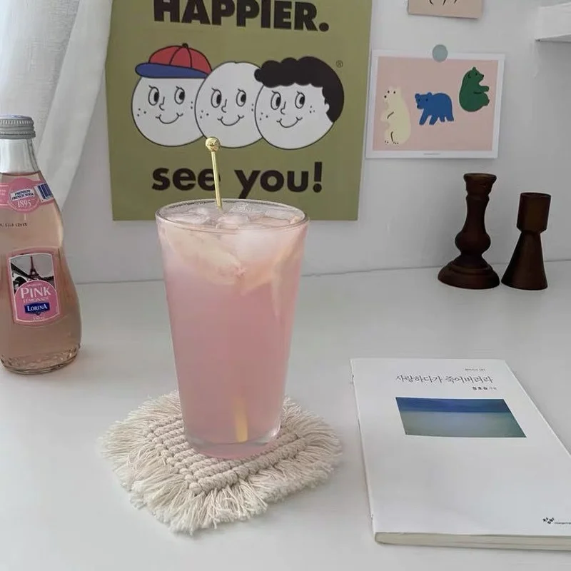 Чайный коврик с кисточками Плетеный в богемном стиле модный кофейный домашний