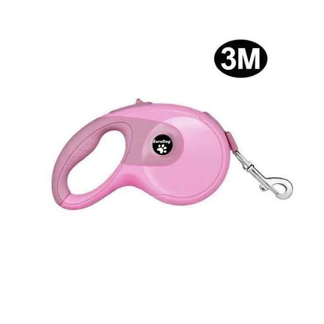 

EuroDog Auto Strip Dog Walking Leash 3 Mt Pink 400047173