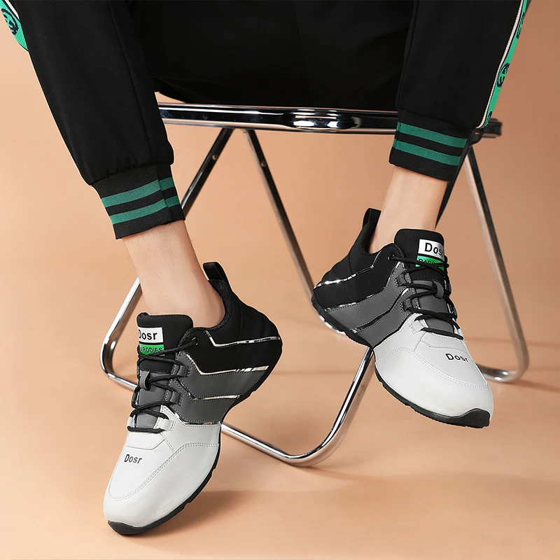 G2-A777 FASHION GOLF SHOES MEN GENUINE LEATHER SNEAKERS SHOES COMFORTABLE OUTDOOR WALKING 39-44 WALKING BIG FOOTWEARS