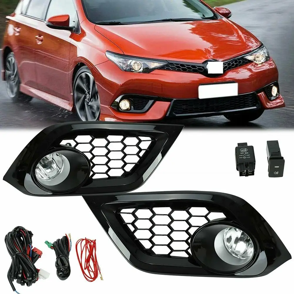 

1 Set Front Bumper Fog Lamp Daytime Running Lights Compatible For 2016-2018 Im Scion Im US Version car accessories