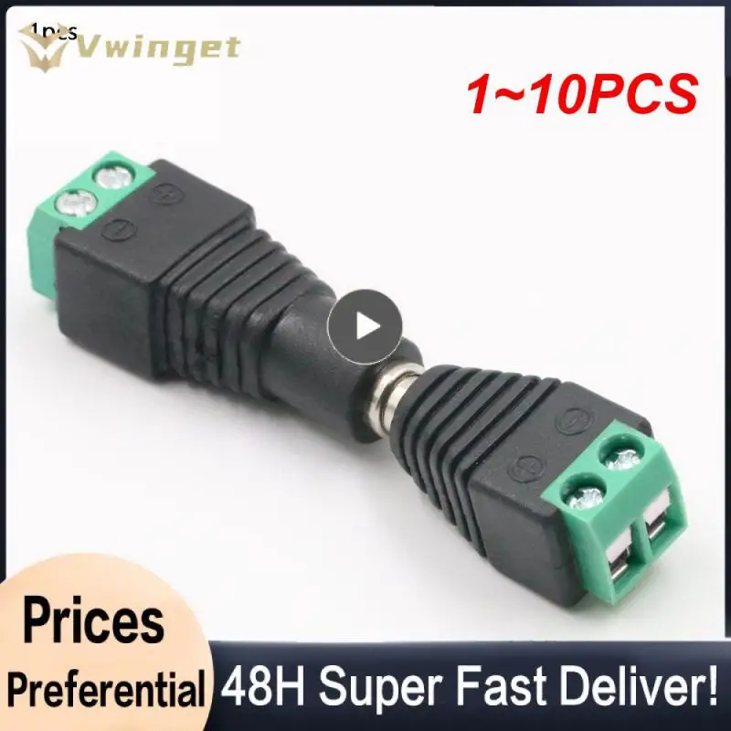 

1 ~ 10 шт. bnc разъем постоянного тока BNC Штекерный разъем Коаксиальный CAT5 видео балун адаптер штекер для светодиодных лент освещения камеры видеонаблюдения
