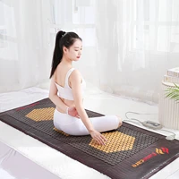 fanocare far infrared therapy germanium stone massage mat korea spine heating pad negative ion jade tourmaline mattress 190x80