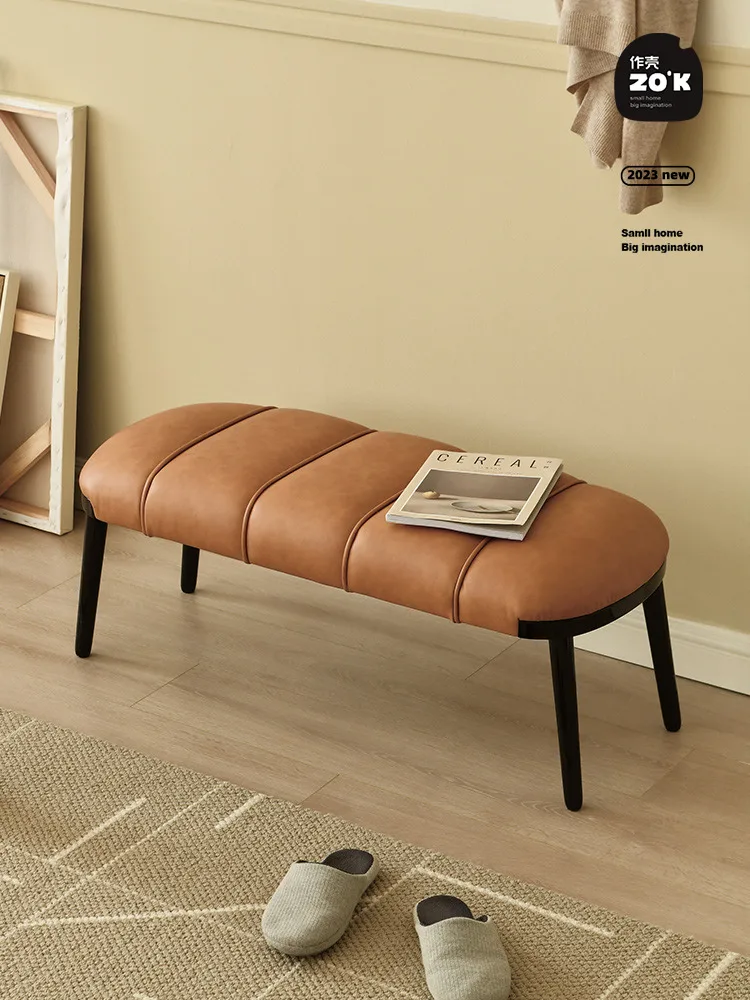

Маленький стул, современный минималистичный стул с педалью, роскошный стул для смены обуви из ткани Caterpillar