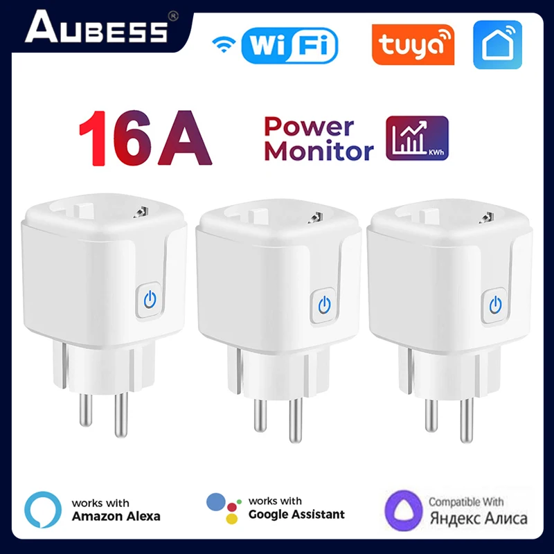 Умная розетка с Wi-Fi и таймером, 16 А