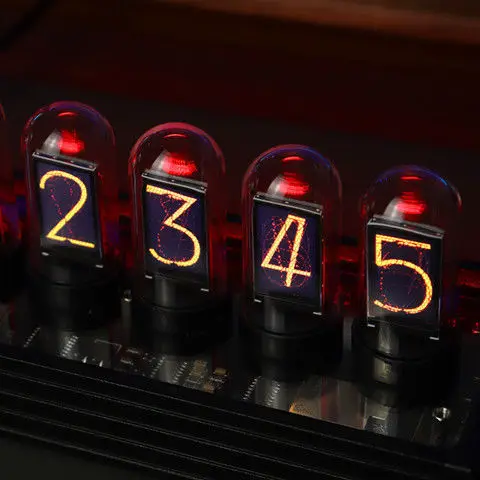 RGB Pseudo Glow Tube Clock Desktop Decoration Gift Destiny Stone Gate |