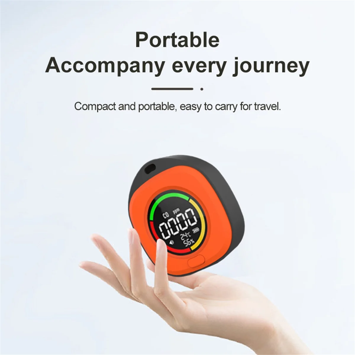 Детектор угарного газа Сигнализация Co Датчик температуры и влажности Защита от