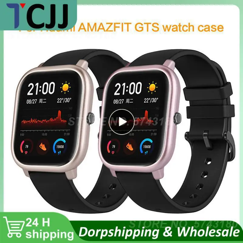 

1~8PCS Smart Watch Protective Bumper Cover Screen Protector Case Compatible with P8 / -Huami -AMAZFIT GTS Smartwatch