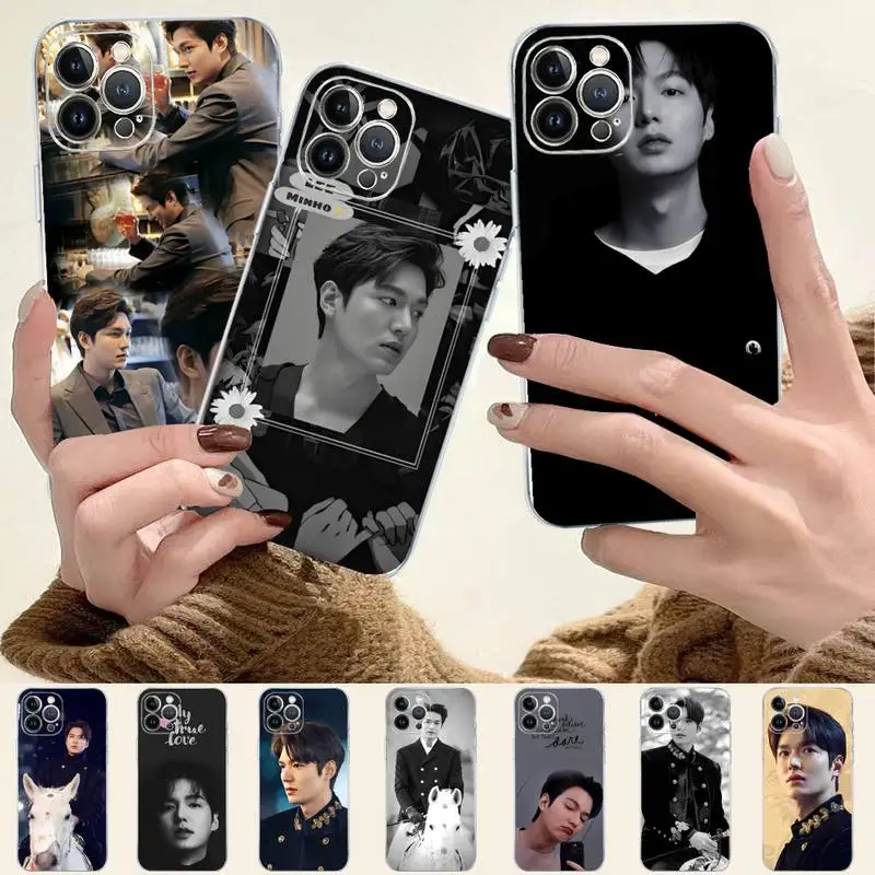 

Korean Lee Min ho Phone Case For iPhone 8 7 6 6S Plus X SE 2020 XR XS 14 11 12 13 Mini Pro Max Mobile Case