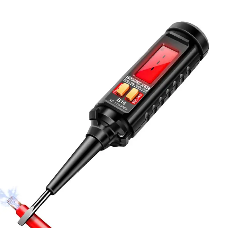 Тестер напряжения ручка с ЖК-подсветкой цифровой бесконтактный тестер