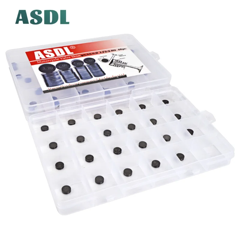 

23pcs Motorcycle Engine Parts Adjustable Valve Pad Shims diameter 8.85-8.9 mm thickness 1.72mm - 2.6mm Valve Shim Kits