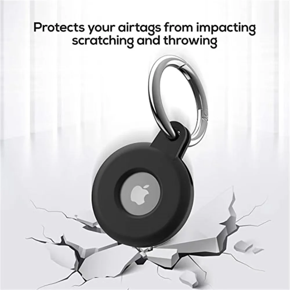 

Чехол для Apple airtag, чехол, жидкий силиконовый защитный чехол, аксессуары для трекера, чехол-брелок с защитой от царапин для Air Tag