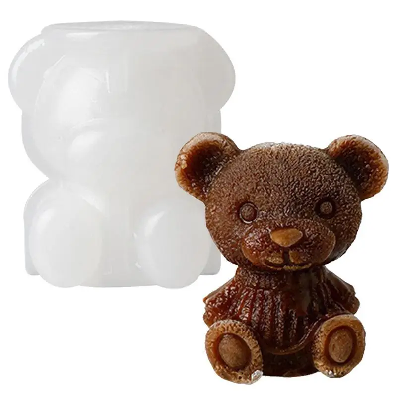 3D Silicone Candle Mould Aromatherapy Gypsum Mold DIY Candle Making Mold Cake Baking Mold Candle Making Supplies