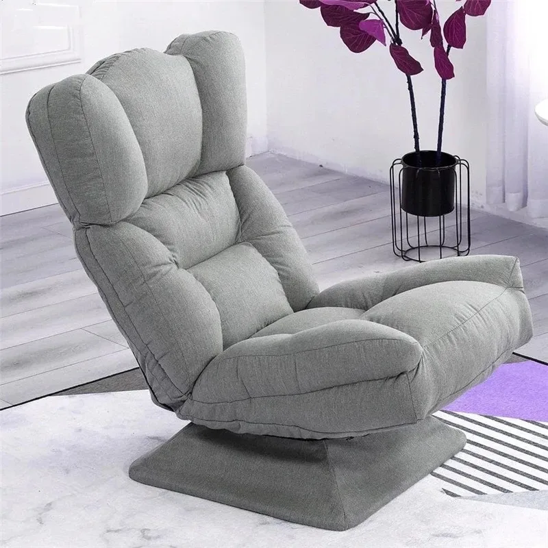 

Кресло для гостиной Sofaa, складное кресло-качалка с откидной спинкой, вращающееся на ленивый диван, для вечерние