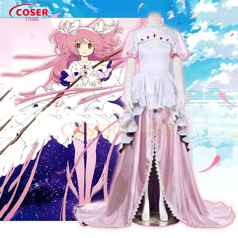 

COSER TRIBE Anime Game Puella Magi Madoka Magica Kaname Ceremonial Dress Halloween Carnival Role CosPlay Costume Complete Set