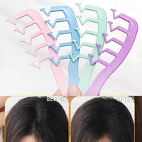 z shape hair slit comb volumizer curly bangs styling puff hairdressing comb salon professional styling comb barber accessories