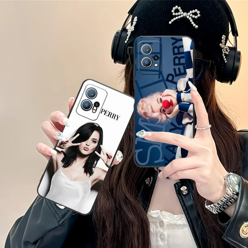 Fashion Perry Mobile Cell Phone Case for Huawei P60 P50 P40 P30 P20 P10 P9 P8 Pro Lite Plus Black Soft Cover Shell