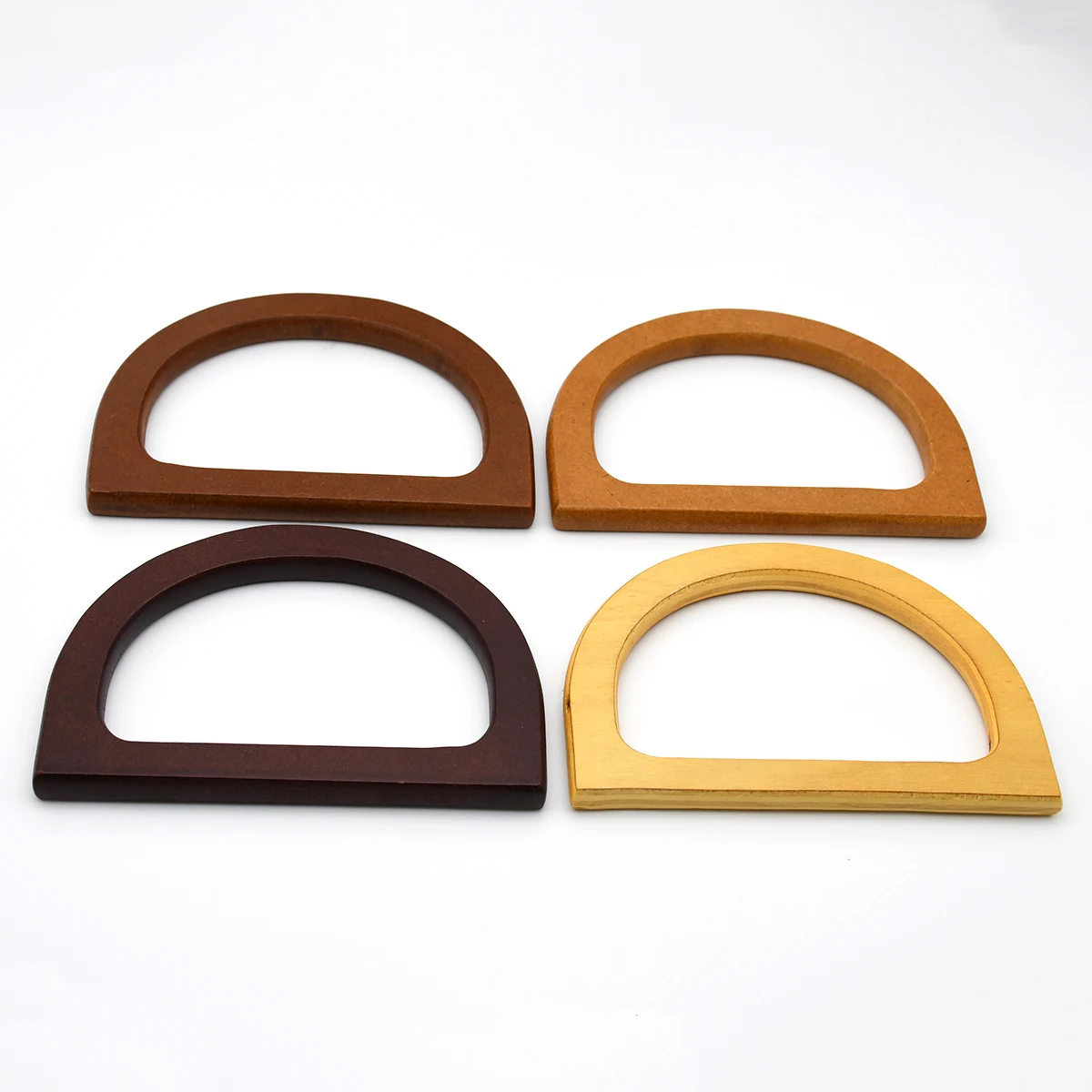 12 мм ручка для сумки деревянное D-образное кольцо сумка кошелек сменная рамка