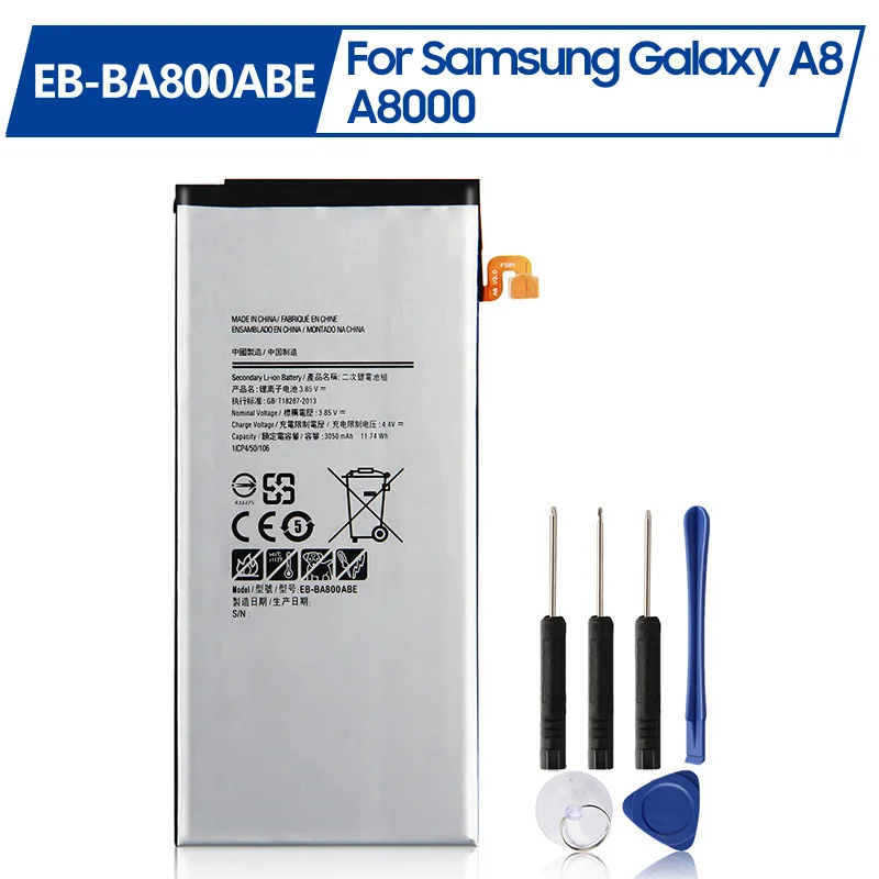 Аккумуляторная батарея для Samsung GALAXY A8 A8000 A800F A800S A800YZ, 3050 мАч Аккумуляторная батарея для Samsung GALAXY A8 A8000 A800F A800S A800YZ, 3050 мАч
