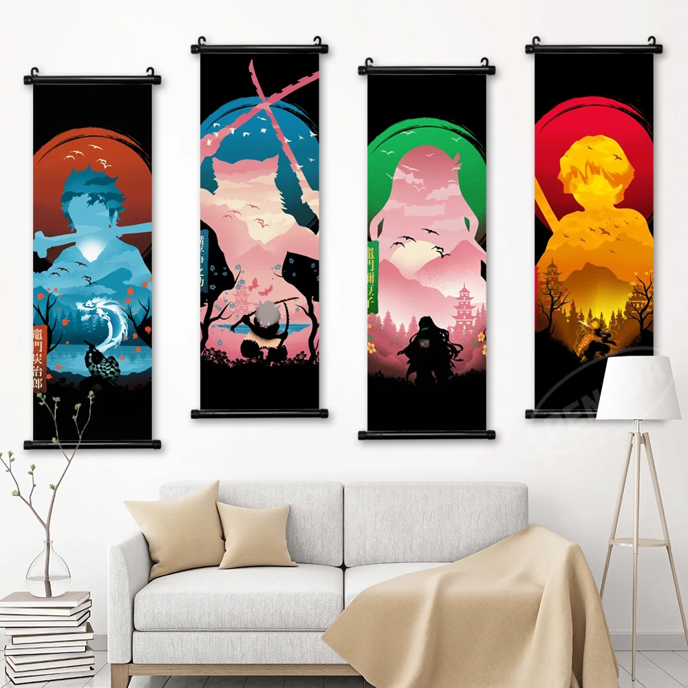 

Настенный плакат Agatsuma Zenitsus, Картина на холсте с изображением рассекающего демонов, комнат в эстетике, Постер с аниме персонажами, картины для домашнего декора, подарок