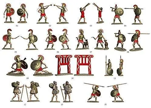 Zvezda 8068 фигурки спартанского воина масштаб 1:72 игрушечные солдаты пластиковые