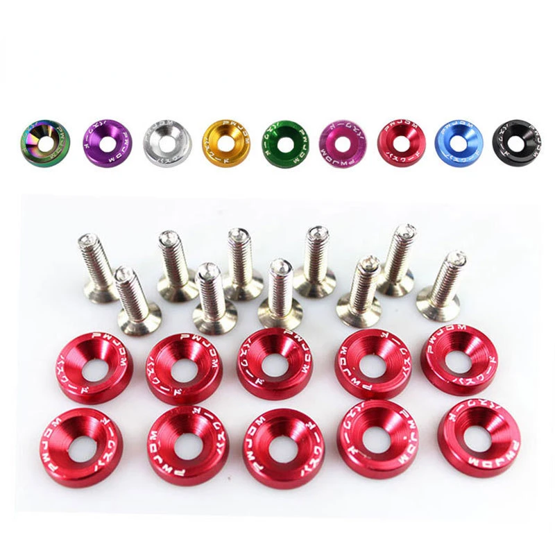 10 шт./упаковка, алюминиевые шайбы для крыльев PWJDM M6x20